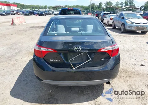 2014 Toyota Corolla Le из США, поврежденный, VIN 2T1BURHEXEC026894